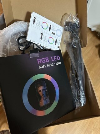 Anillo de Luz LED RGB con Trípode