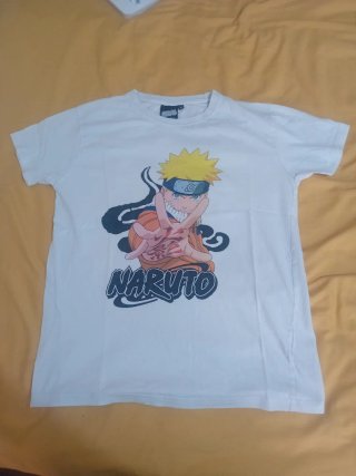 Camiseta Naruto Blanca Talla M