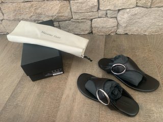 Sandalias planas piel Massimo Dutti