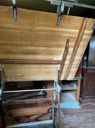 Tecnigrafo professionale con tavolo in legno Zucor