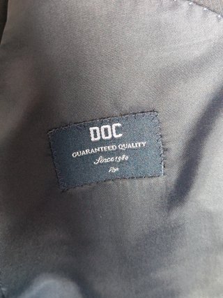 Americana DOC negra hombre talla 54