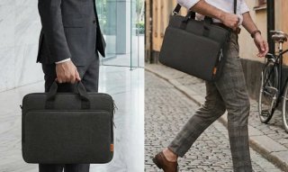 Maletín para portátil negro