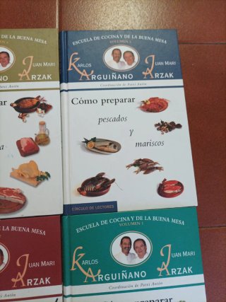 Colección libros Arguiñano y Arzak