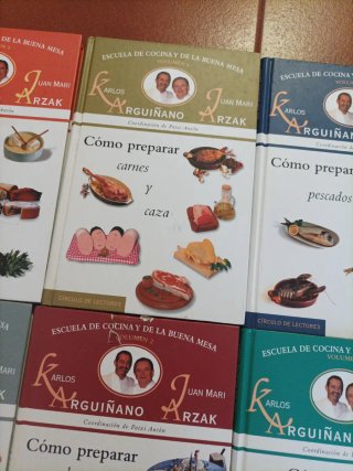 Colección libros Arguiñano y Arzak