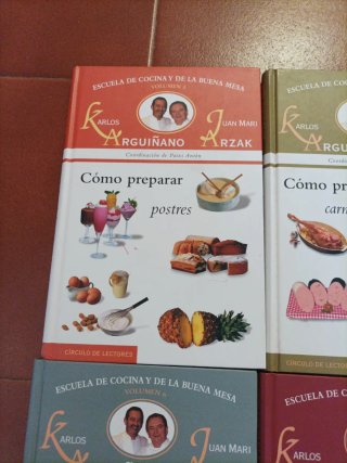 Colección libros Arguiñano y Arzak