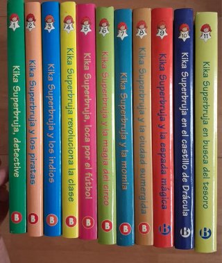 libros "Kika superbruja" del 1 al 11