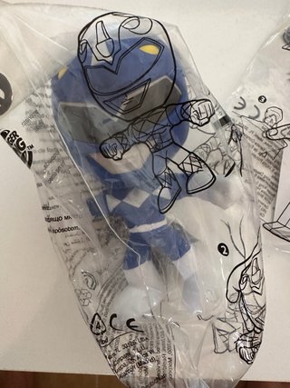 Figura Power Ranger Azul Burger King