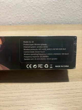 Gafas Inteligentes GL-10 con Bluetooth