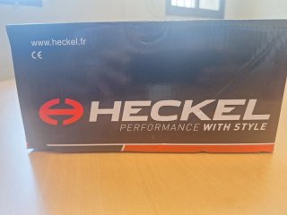 Zapatos de seguridad Heckel negros y amarillos