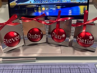 Bolas de navidad personalizadas