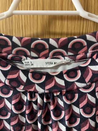 Vestido estampado geométrico