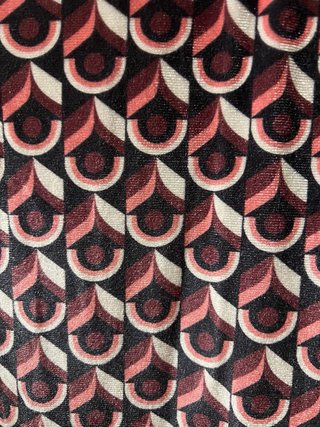 Vestido estampado geométrico