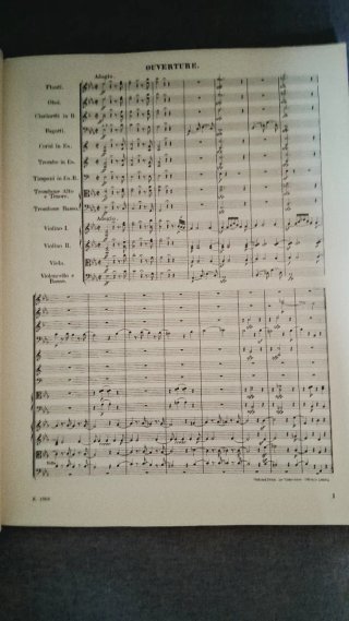 Partitura Die Zauberflöte (La Flauta Mágica)