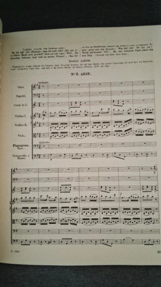 Partitura Die Zauberflöte (La Flauta Mágica)