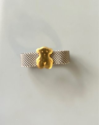 Anillo Tous Oro y Malla de acero Sweet Dolls