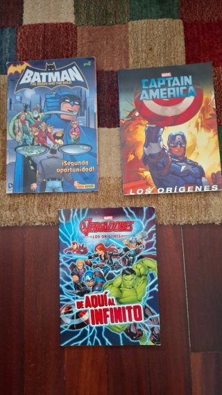 Lote libros "Super Heroes"