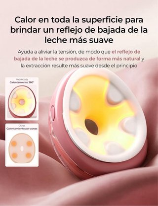 Sacaleches eléctrico Momcozy con calor y masaje