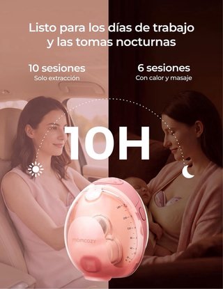 Sacaleches eléctrico Momcozy con calor y masaje