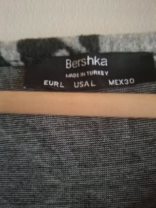 Jersey con botones corto estampado cebra
