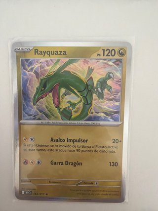 Carta Pokémon Rayquaza 153/217 Ascenso de Héroes