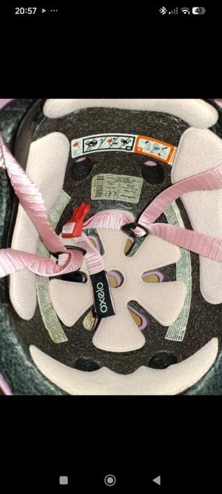 Casco infantil Oxelo rosa