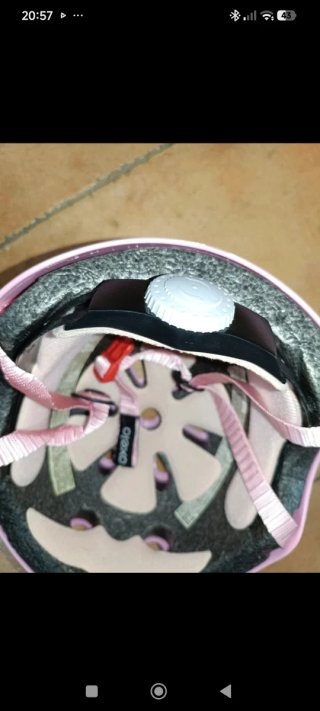 Casco infantil Oxelo rosa