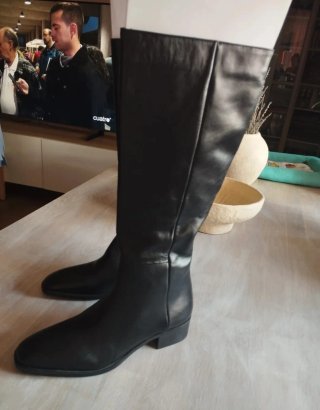 Botas piel Zara