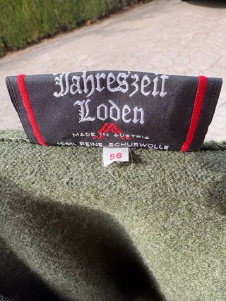 Chaqueta verde de hombre marca Loden