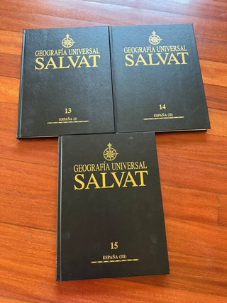 Geografía Universal Salvat – España, tomos I, II y