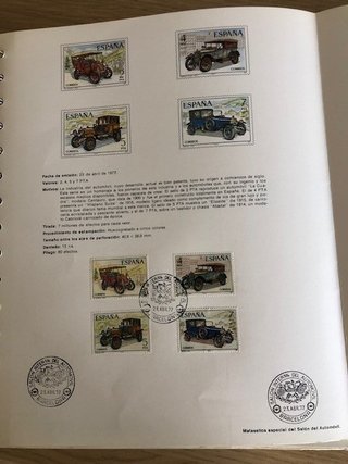 Álbum Filatelia España 1977-84 Sellos y Matasellos