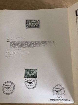 Álbum Filatelia España 1977-84 Sellos y Matasellos