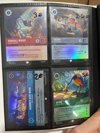 Lote Cartas Lorcana Inglés