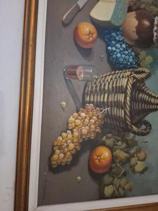 Cuadro Bodegón al Óleo grande