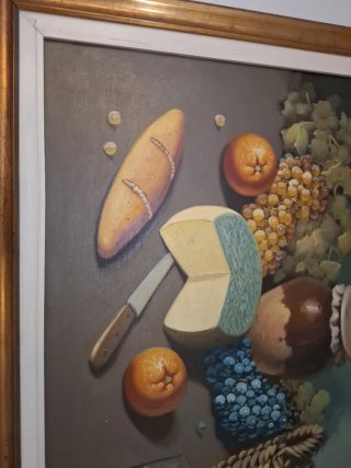 Cuadro Bodegón al Óleo grande