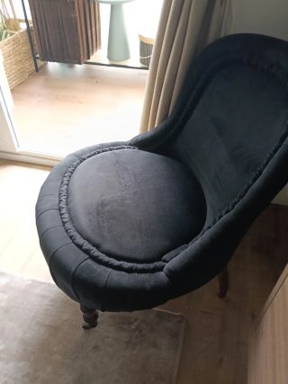 Silla Costurera Antigua Restaurada.patas torneadas