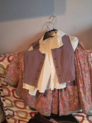 Traje de baturra regional talla 6 años