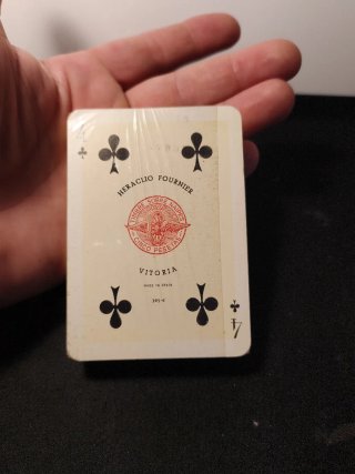 Baraja Fournier Vitoria Precintada timbre 5 peseta