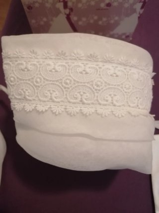 Gorro, velo, bolso y guantes de niña para comunion