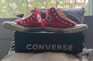 Bambas Converse Bota Rojas Talla 38