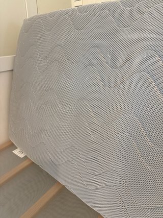 Cuna Ikea Blanca con Colchón Ecus