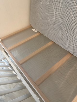 Cuna Ikea Blanca con Colchón Ecus