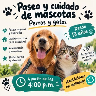 paseo y cuido gatos y perros en Navalcarnero