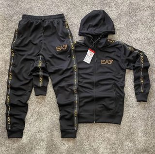Conjunto Deportivo EA7 Emporio Armani Negro/Dorado