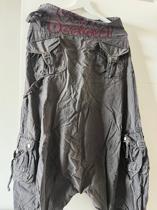 Pantalón Desigual Gris Oscuro
