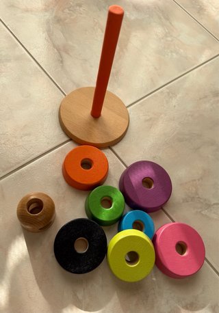 Anelli Impilabili in Legno IKEA