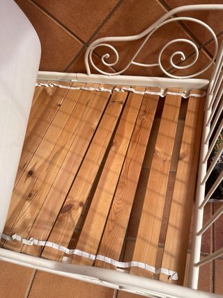 Cama Extensible de Metal Blanca 80x175 max