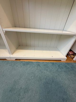 Pack 2 Estanterías Ikea Liartop Blancas 214x90x34