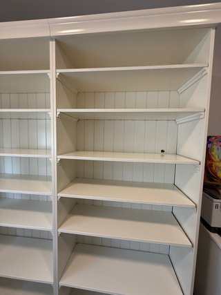 Pack 2 Estanterías Ikea Liartop Blancas 214x90x34