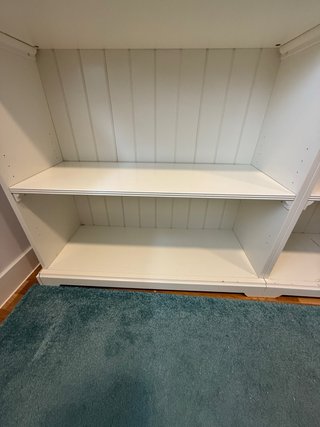 Pack 2 Estanterías Ikea Liartop Blancas 214x90x34