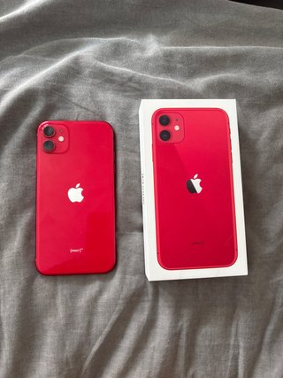 iPhone 11 Rojo (Puerto de carga roto)
